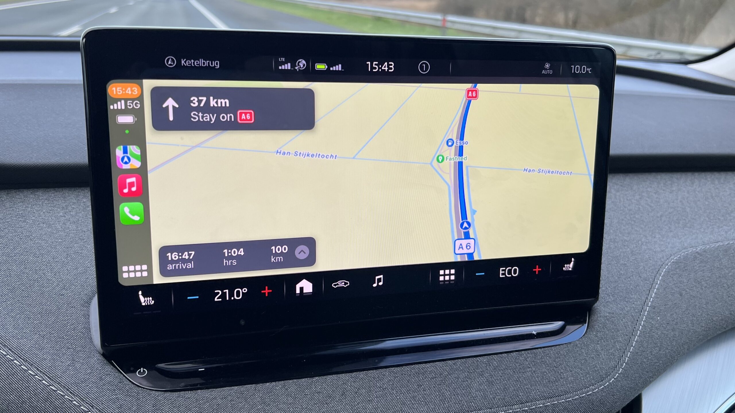 Apple Car Play on Skoda Enyaq