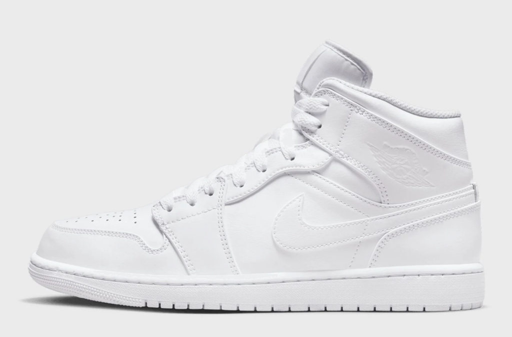 Air Jordan 1 Mid White great for tall people